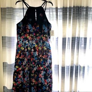 SALE! David’s Bridal Hi Low Mikado Floral Print Gown